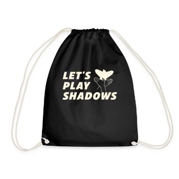 Jouons à Shadows Shadow Puppetry - Sac de sport léger - noir - Devant