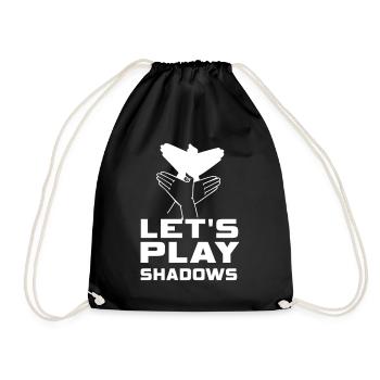 Jouons à Shadows Shadow Puppetry - Sac de sport léger - noir - Devant