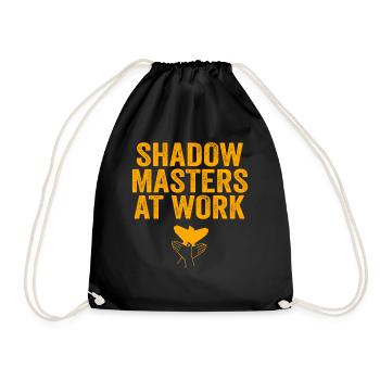 Enchantement du monde des ombres chinoises - Sac de sport léger - noir - Devant