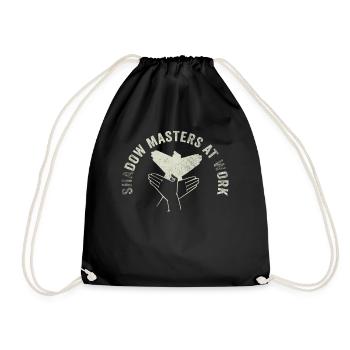 Enchantement du monde des ombres chinoises - Sac de sport léger - noir - Devant
