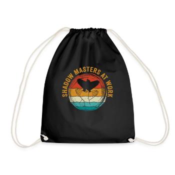 Enchantement du monde des ombres chinoises - Sac de sport léger - noir - Devant