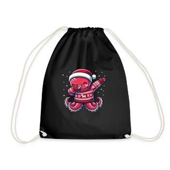 Weihnachten Pieuvre Moche Noël - Sac de sport léger - noir - Devant