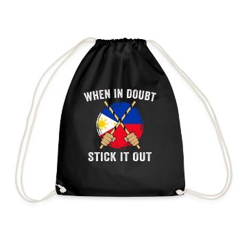 Arnis Eskrima Kali Filipino FMA - Sac de sport léger - noir - Devant