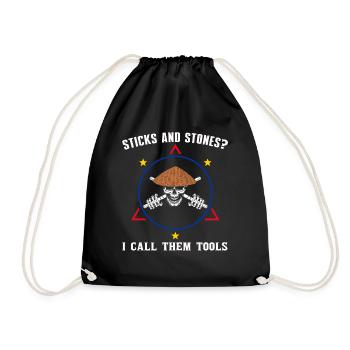 Arnis Eskrima Kali Arts Philippins FMA - Sac de sport léger - noir - Devant