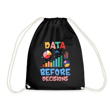 Données ou ce n’est pas arrivé pour l’étudiant - Sac de sport léger - noir - Devant