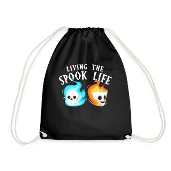 Vivre la vie fantôme Spook Life Appât - Sac de sport léger - noir - Devant