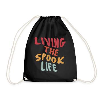 Vivre la vie fantôme Spook Life Appât - Sac de sport léger - noir - Devant