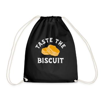 Goûtez le biscuit Goûtez les bienfaits - Sac de sport léger - noir - Devant
