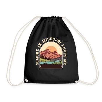 Someone In Missouri Loves Me - Drawstring Bag - black - Front