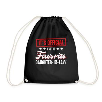 I'm The Favorite Daughter-In-Law - Drawstring Bag - black - Front