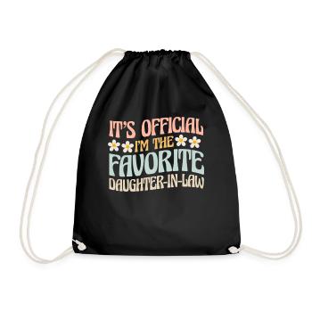 I'm The Favorite Daughter-In-Law - Drawstring Bag - black - Front