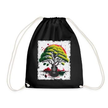 Yggdrasil Nature Musicien Arbre De Vie - Sac de sport léger - noir - Devant