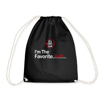 C'est officiel, je suis la fille préférée - Sac de sport léger - noir - Devant