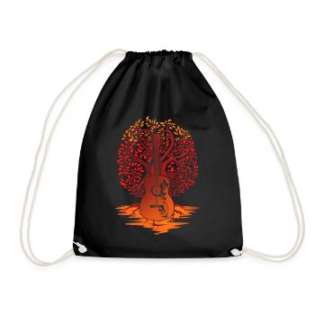 Yggdrasil Musicien de la nature Arbre de vie - Sac de sport léger - noir - Devant