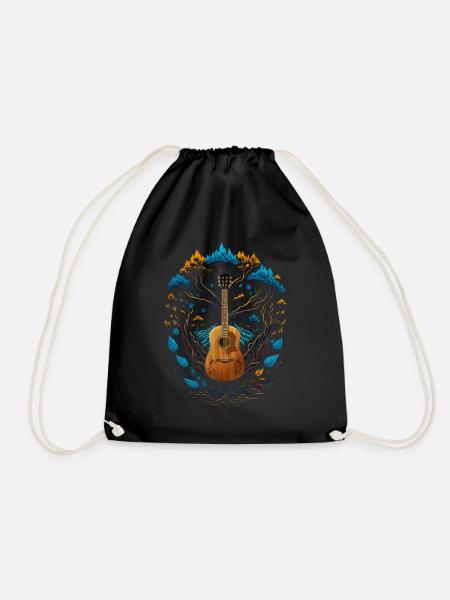 Yggdrasil Musicien de la nature Arbre de vie - Sac de sport léger - noir