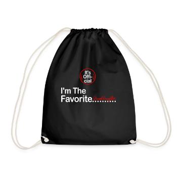 Je suis la petite-fille préférée - Sac de sport léger - noir - Devant