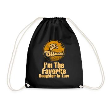 I'm The Favorite Daughter-In-Law - Drawstring Bag - black - Front