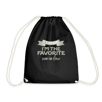 C’est le gendre préféré officiel - Sac de sport léger - noir - Devant