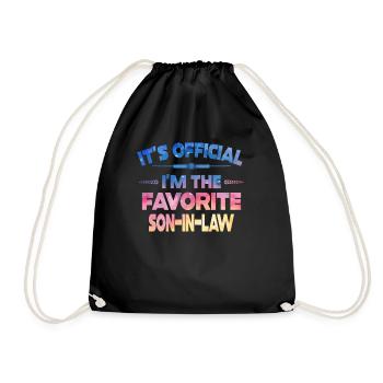 C’est le gendre préféré officiel - Sac de sport léger - noir - Devant