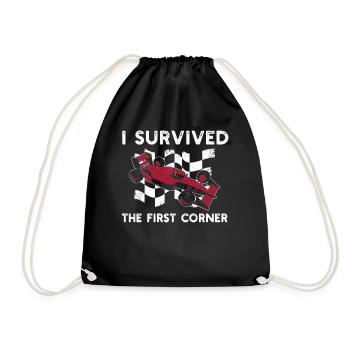 Simracer Esports Enthusiast Sim Racing - Drawstring Bag - black - Front