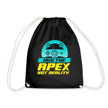 Simracer Esports Enthusiast Sim Racing - Drawstring Bag - black - Front