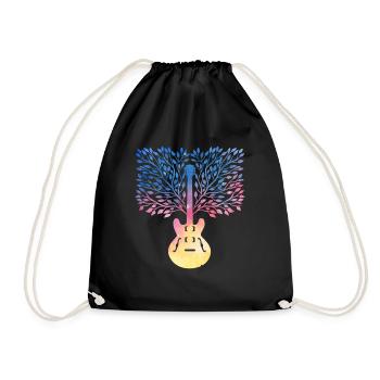 Yggdrasil Nature Musicien Arbre De Vie - Sac de sport léger - noir - Devant
