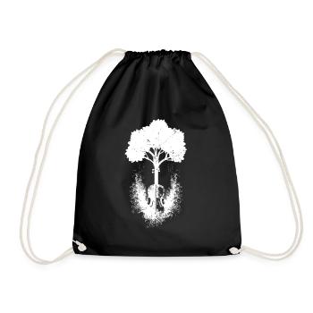Yggdrasil Nature Musicien Arbre De Vie - Sac de sport léger - noir - Devant