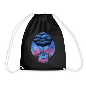 Yggdrasil Nature Musicien Arbre De Vie - Sac de sport léger - noir - Devant