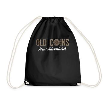 Numismatics Coin Roman Collection - Drawstring Bag - black - Front