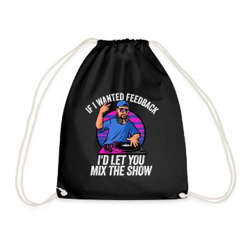 Si je voulais un ingénieur du son en retour - Sac de sport léger - noir - Devant