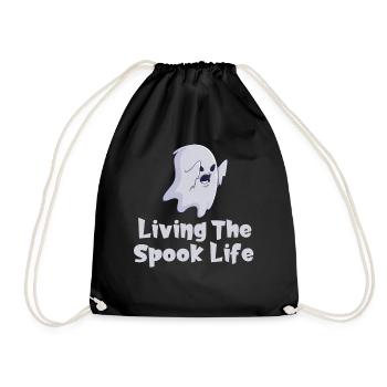 Vivre la vie fantôme Spook Life Appât - Sac de sport léger - noir - Devant