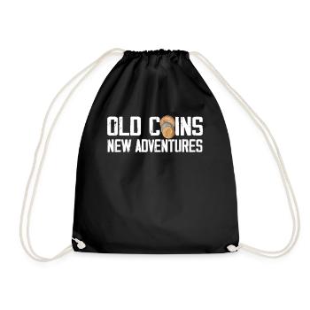 Numismatics Coin Roman Collection - Drawstring Bag - black - Front