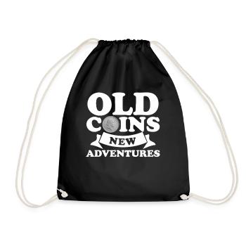 Numismatics Coin Roman Collection - Drawstring Bag - black - Front