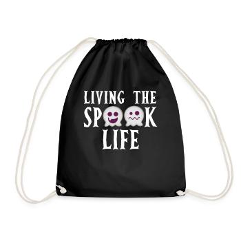 Vivre la vie fantôme Spook Life Appât - Sac de sport léger - noir - Devant