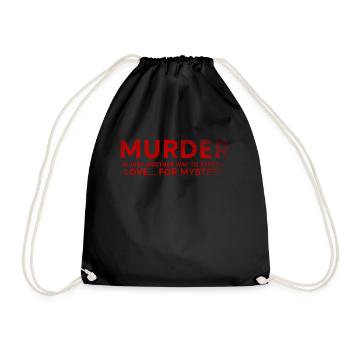 Murder Mystery Dinner Fun Night - Sac de sport léger - noir - Devant