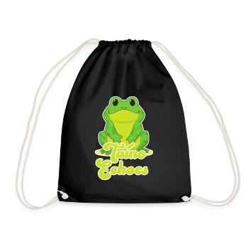Taíno Echoes Caribbean Ancestry Pride - Drawstring Bag - black - Front