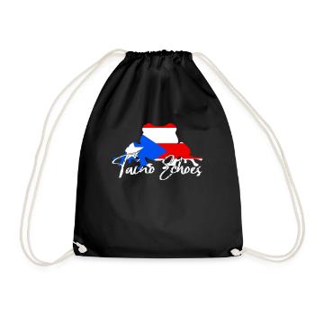 Taíno Echoes Caribbean Ancestry Pride - Drawstring Bag - black - Front