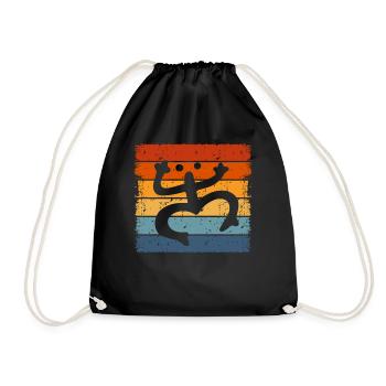 Taíno Echoes Caribbean Ancestry Pride - Drawstring Bag - black - Front