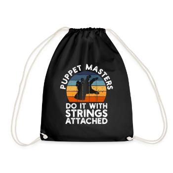 Marionnettes Marionnettiste Marionnettes Marionnettes - Sac de sport léger - noir - Devant
