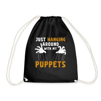 Marionnettes Marionnettiste Marionnettes Marionnettes - Sac de sport léger - noir - Devant