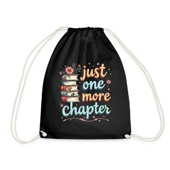 Just One More Chapter Book Reading - Book Lover - Sac de sport léger - noir - Devant