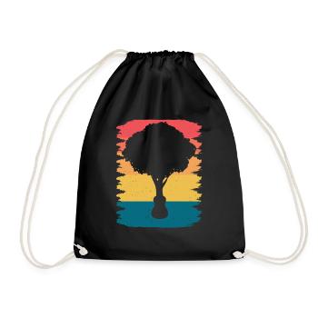 Yggdrasil Nature Musicien Arbre De Vie - Sac de sport léger - noir - Devant
