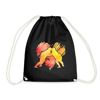 Sumo - Turnbeutel - Schwarz - Vorne