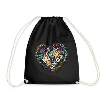 Autism - Drawstring Bag - black - Front
