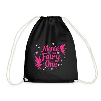 Maman de la fée Une - Sac de sport léger - noir - Devant