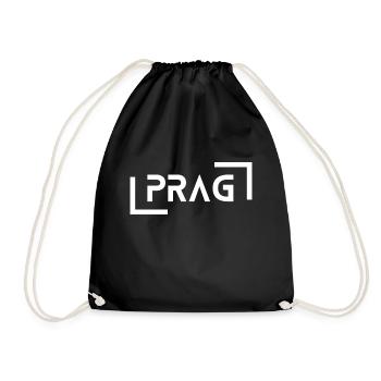 Prag - Turnbeutel - Schwarz - Vorne