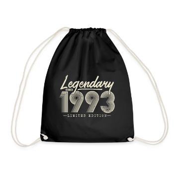 Legendary since 1993 - Drawstring Bag - black - Front