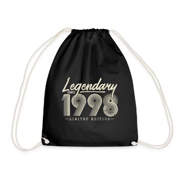 Légendaire depuis 1998 - Sac de sport léger - noir - Devant
