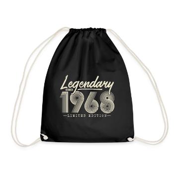Legendary since 1968 - Drawstring Bag - black - Front