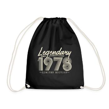 Légendaire depuis 1978 - Sac de sport léger - noir - Devant